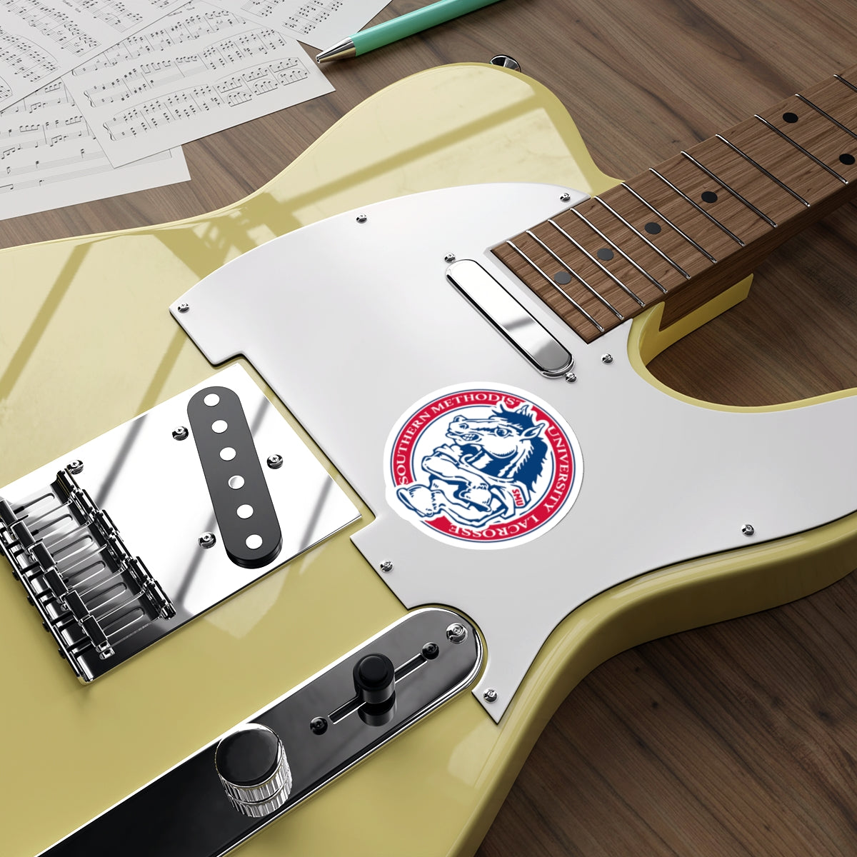 Stangs Lacrosse Die-Cut Stickers (3-Pack)