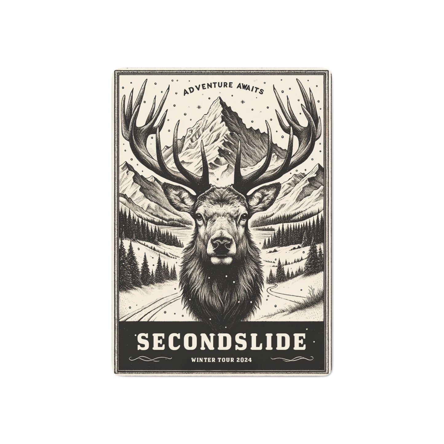 Secondslide Winter Tour 2024 Poker Cards