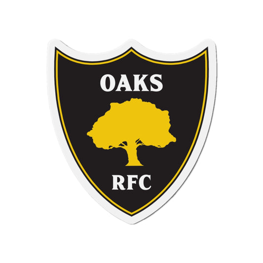 Oaks Rugby Die-Cut Magnet