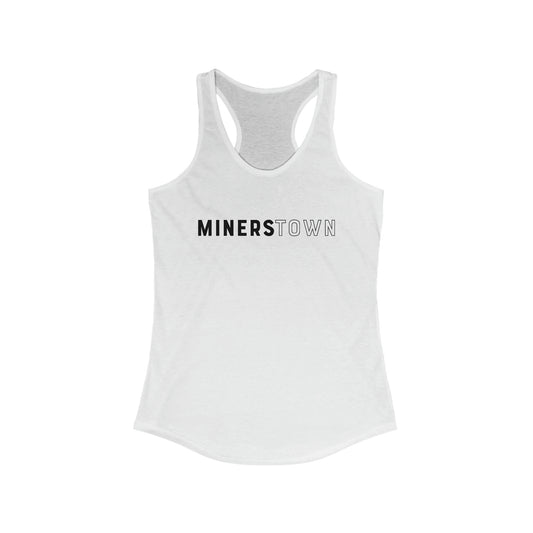Women's Minerstown Next Level Racerback Tank