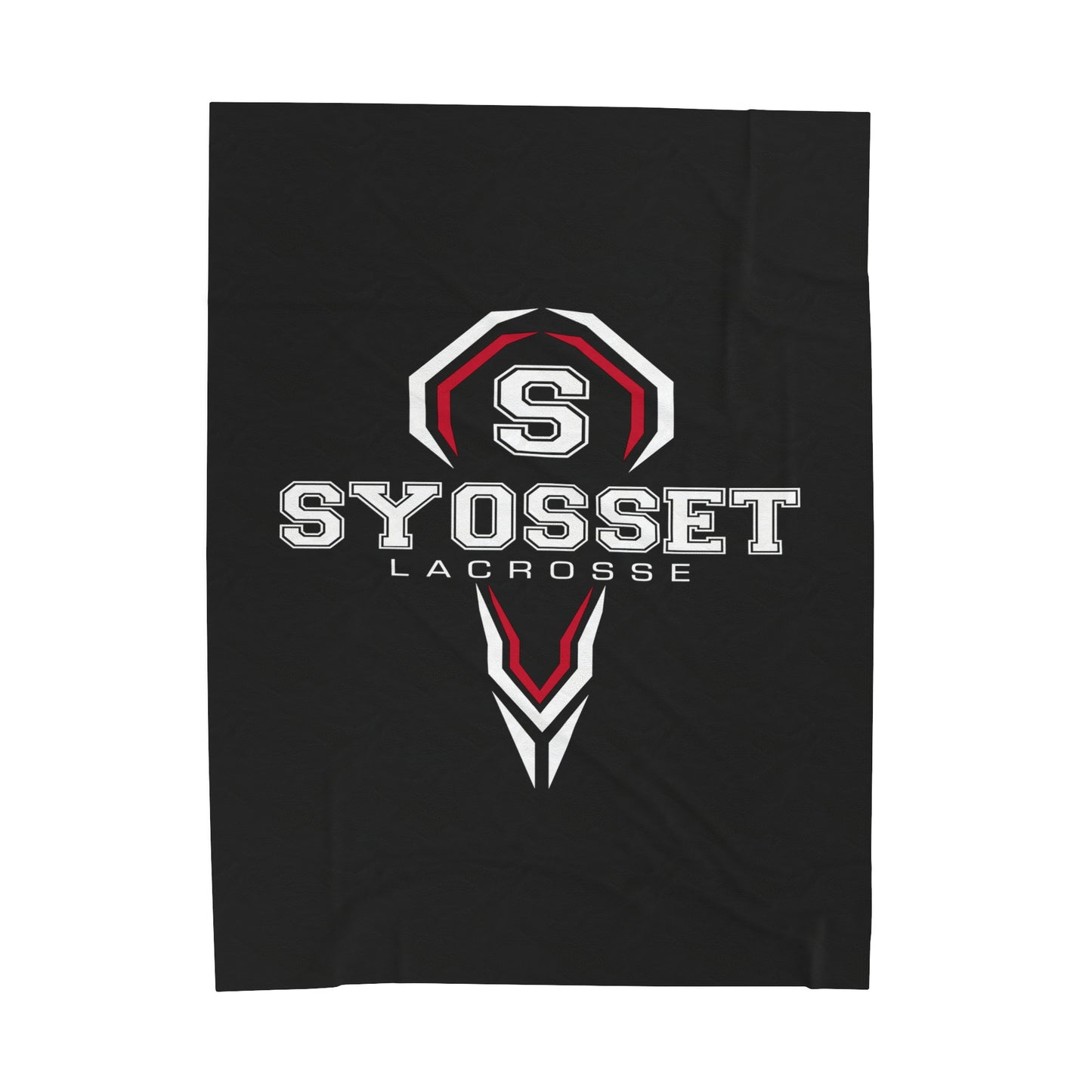 Syosset Lacrosse Velveteen Plush Blanket (60"x80")