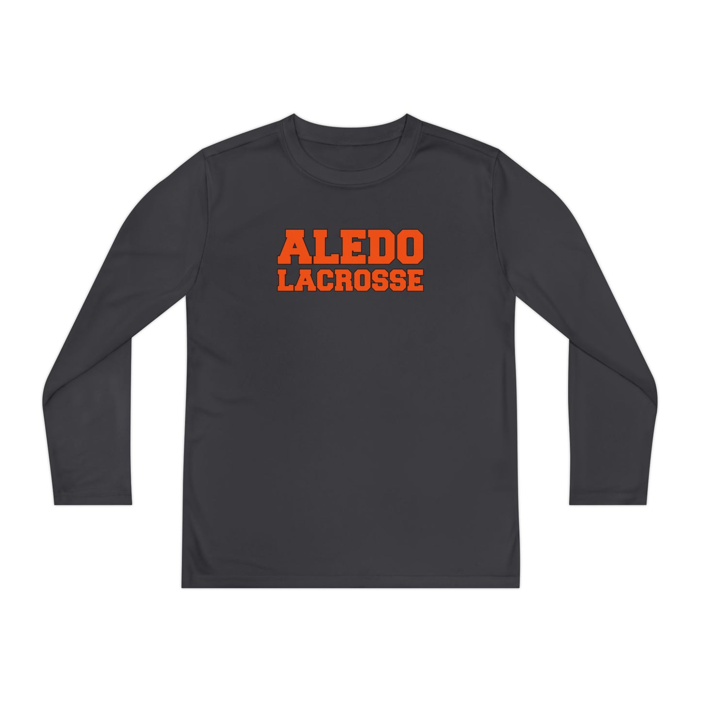Personalizable - Youth Aledo Lacrosse Sport-Tek Performance Long Sleeve Shirt
