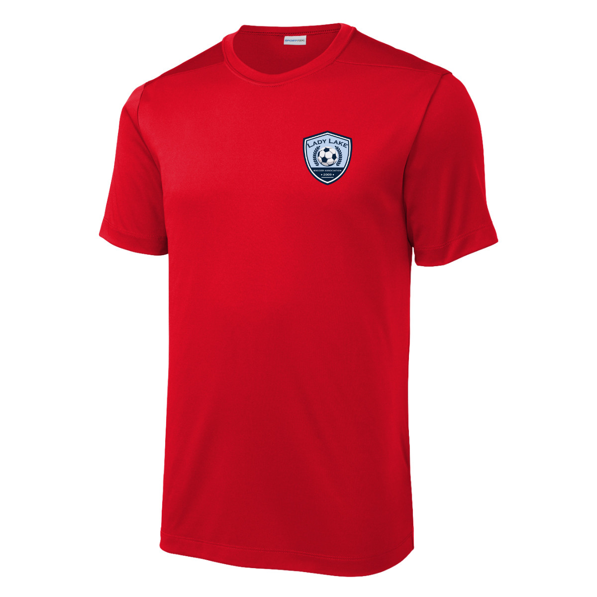 Adult Lady Lake Soccer Association Sport-Tek Posi-UV Pro Tee