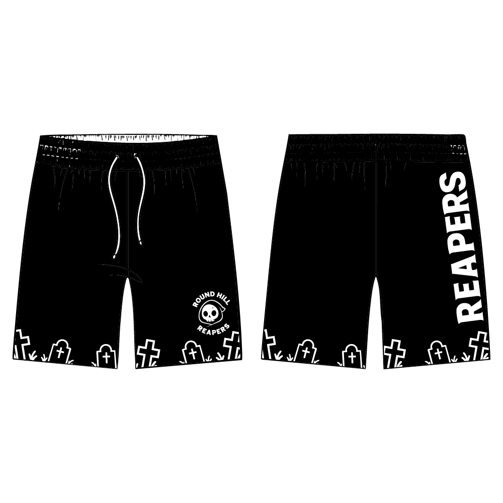 Round Hill Reapers Lacrosse Shorts - Black