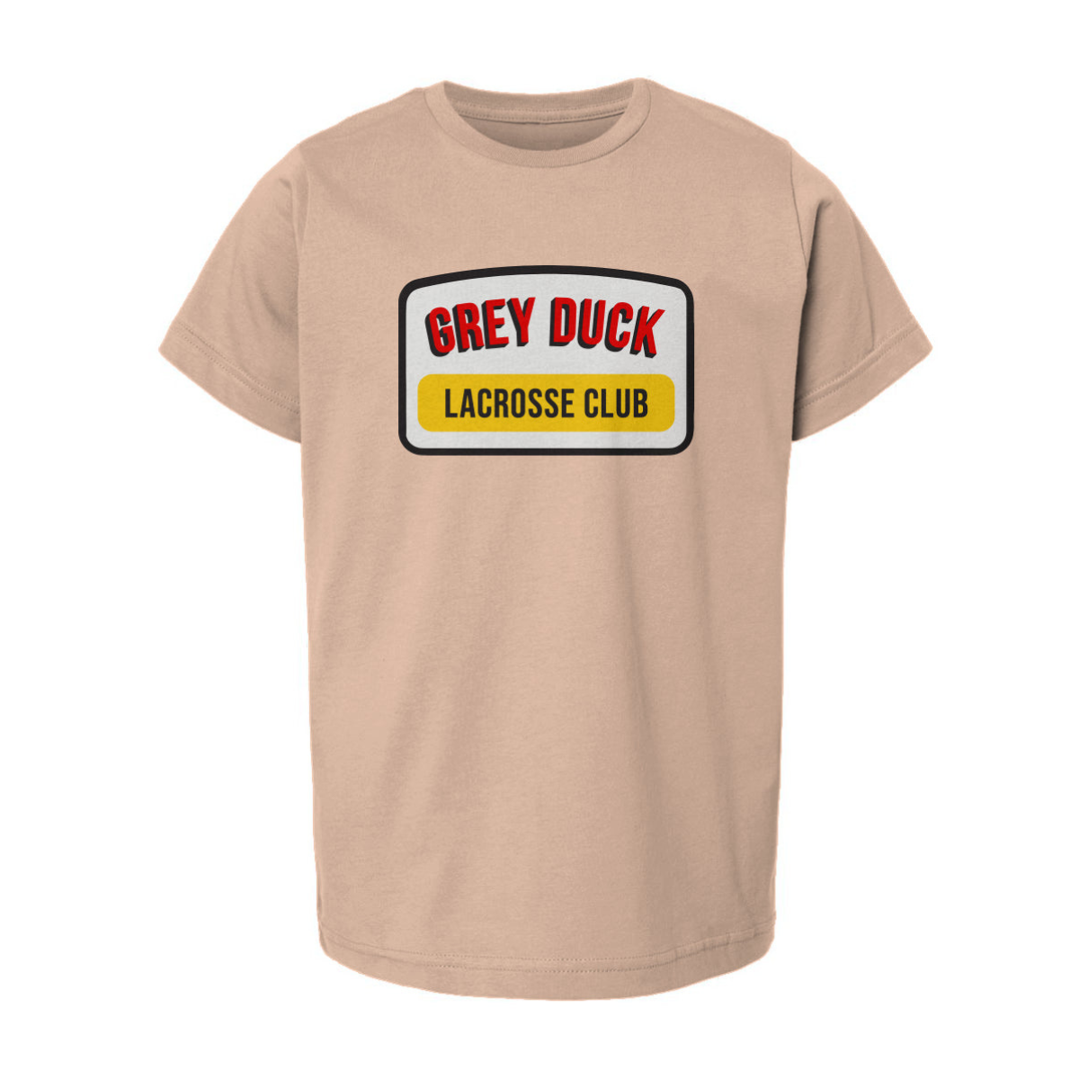 Youth Grey Duck Lacrosse LAT Cotton T-Shirt