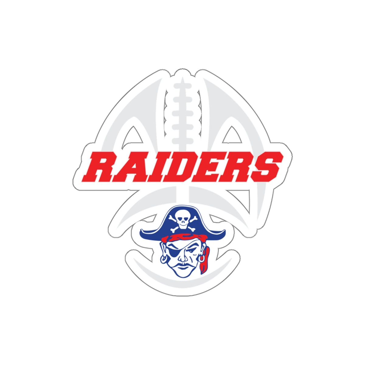 Fairport Football and Cheer Die-Cut Stickers