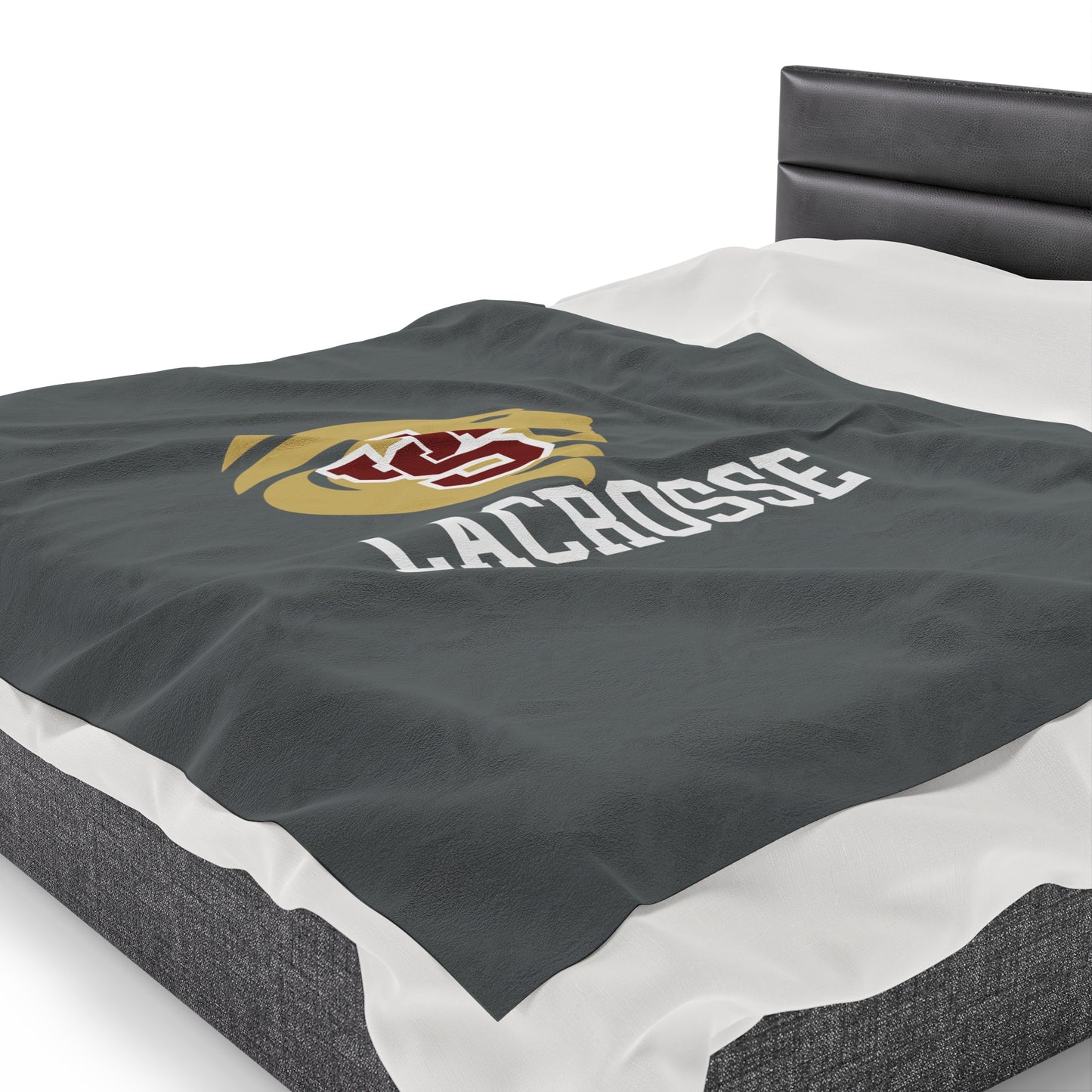 JSerra Lacrosse Velveteen Plush Blanket (60" x 80")