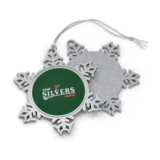 Kitsap Silvers Pewter Snowflake Ornament