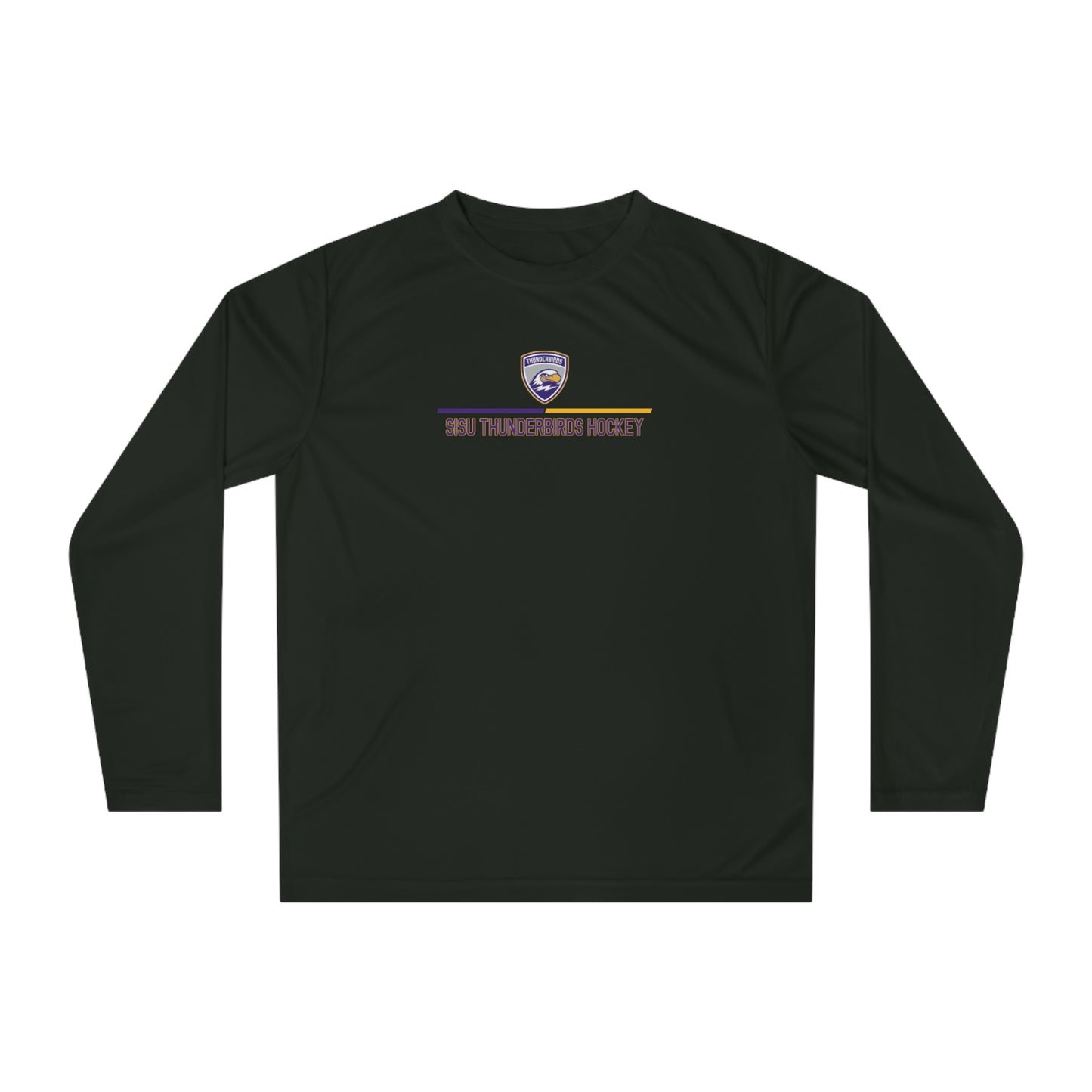 Adult Thunderbirds Hockey Team 365 Performance Long Sleeve Shirt