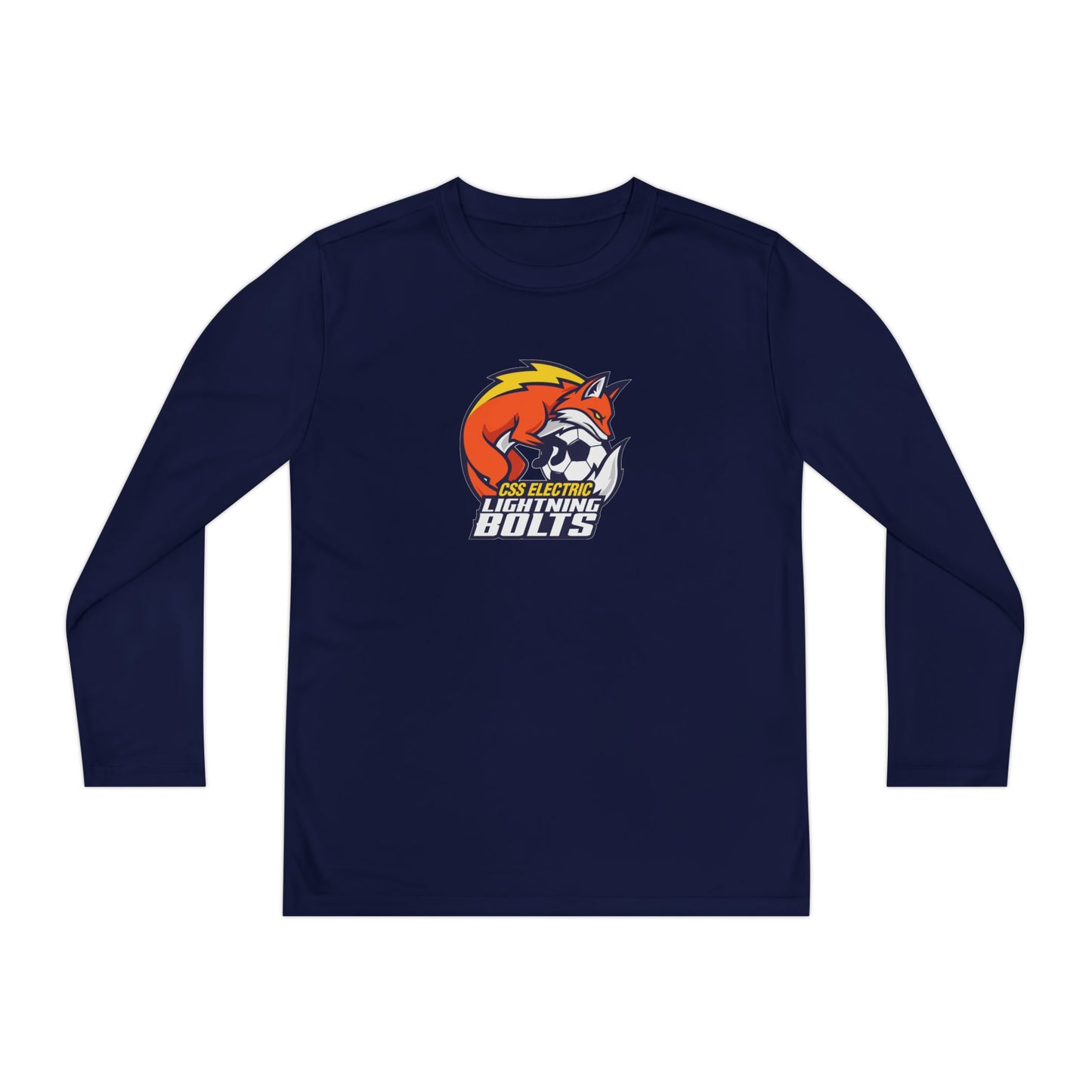 Youth Lightning Bolts Sport-Tek Performance Long Sleeve Shirt