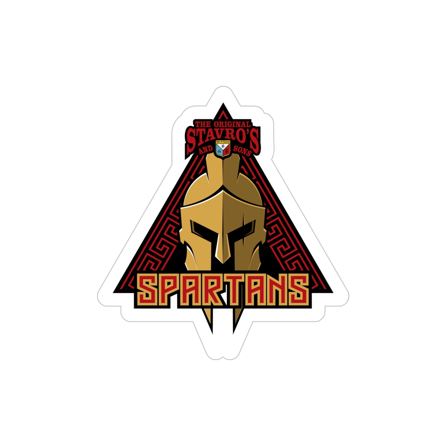 Spaartans Die-Cut Outdoor Sticker