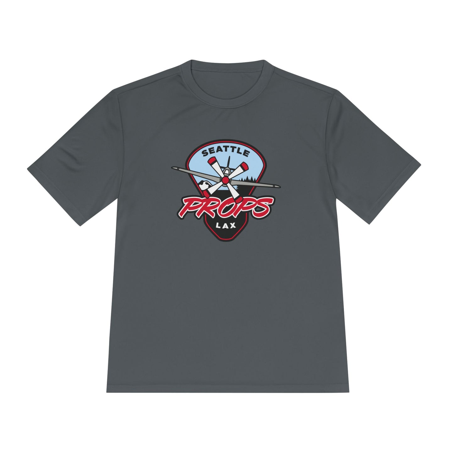 Adult Seattle Props Lacrosse Sport-Tek Performance Shirt