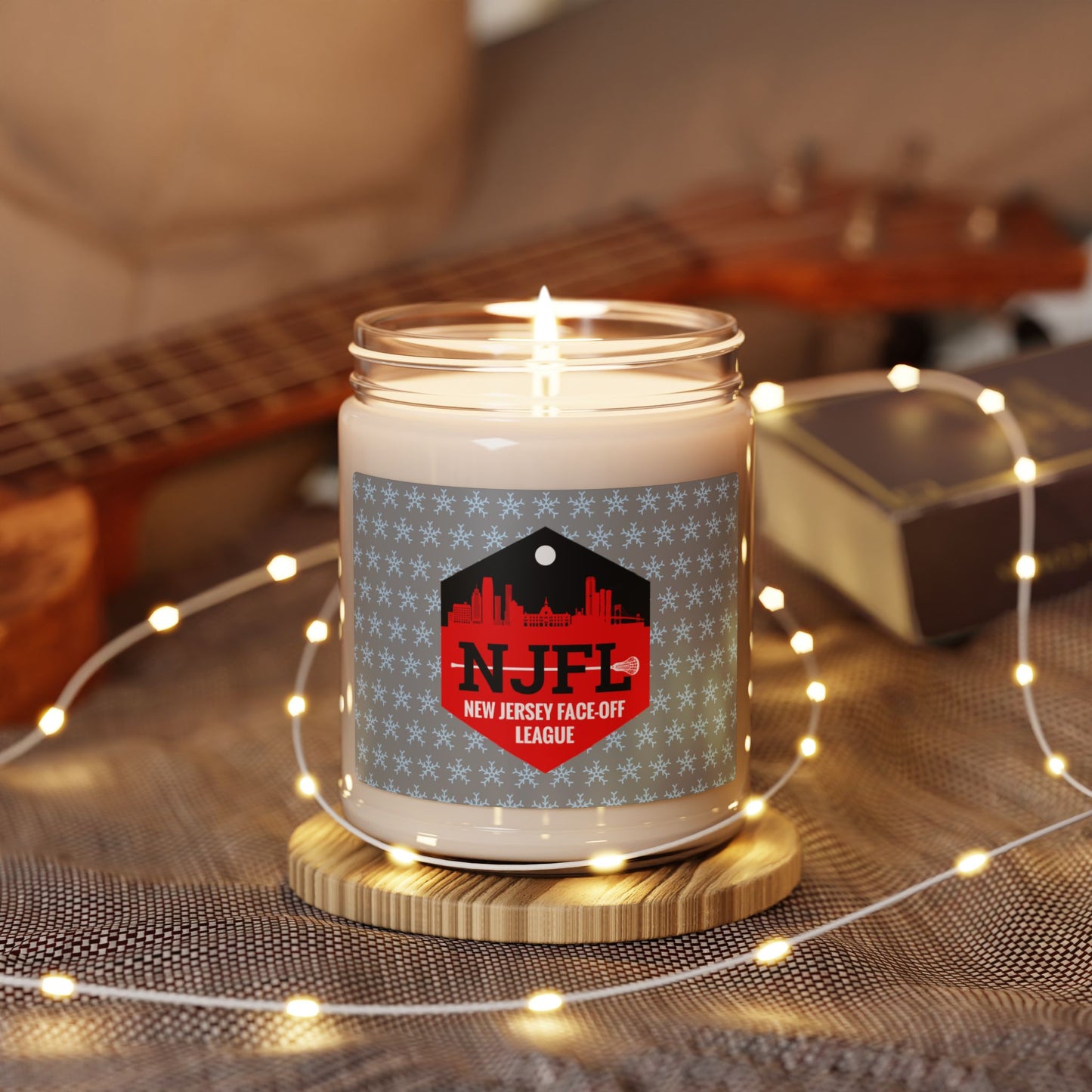 NJFL Scented Soy Candle, 9oz