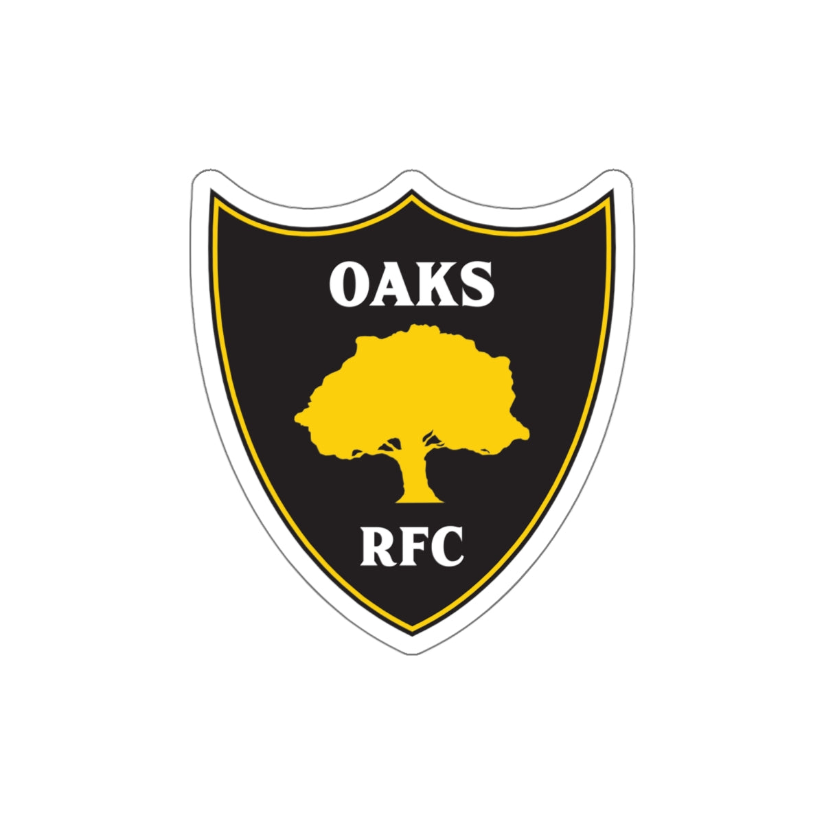 Danville Oaks Rugby Die-Cut Sticker