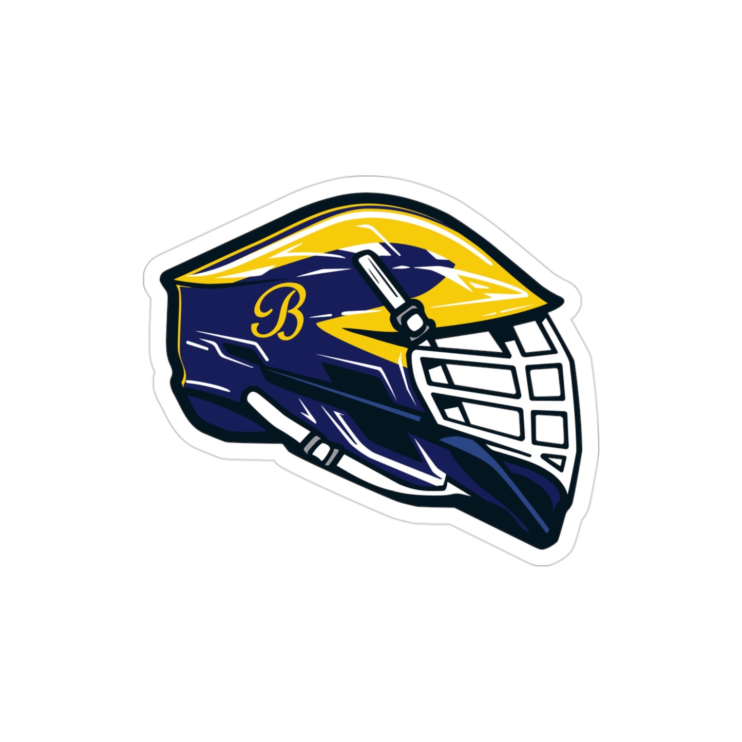Bellevue Lacrosse Die-Cut Outdoor Sticker
