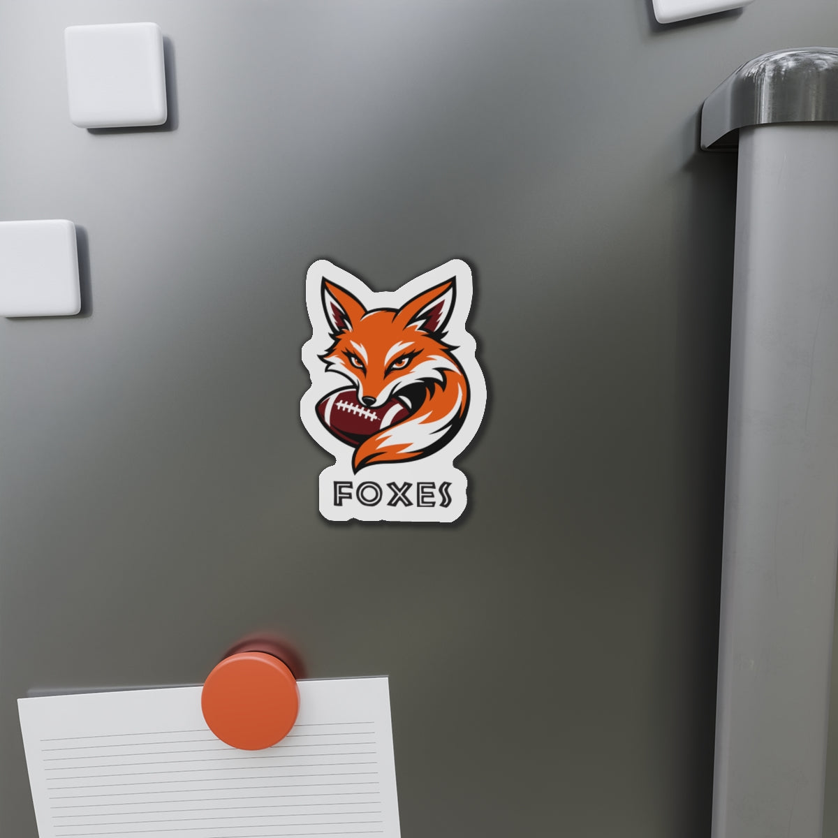 Foxes Die-Cut Magnet