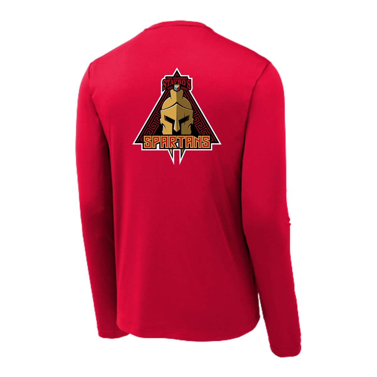 Adult Spartans Sport-Tek Posi UV Pro LS Tee