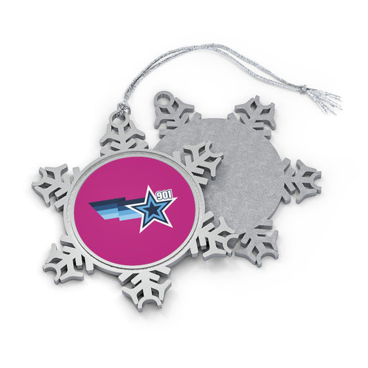 Stars 901 Pewter Snowflake Ornament