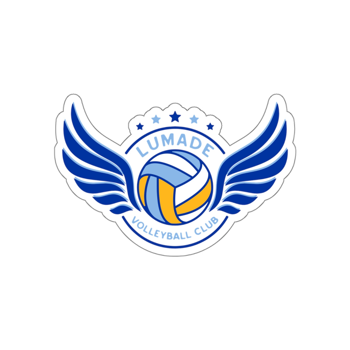 Lumade Volleyball Die Cut Stickers