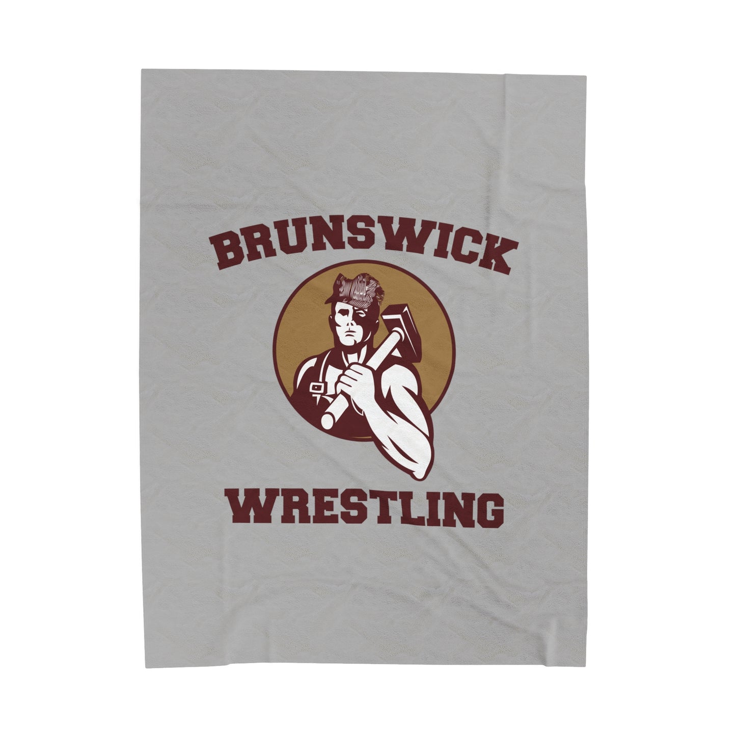Brunswick Wrestling Velveteen Plush Blanket (60 x 80)