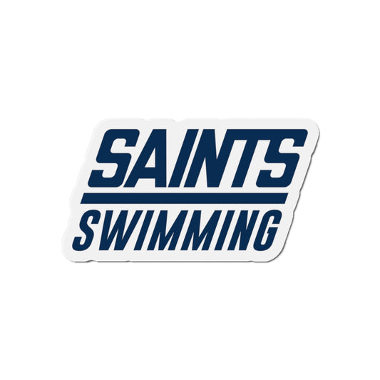 Saints Swimming Die-Cut Magnet