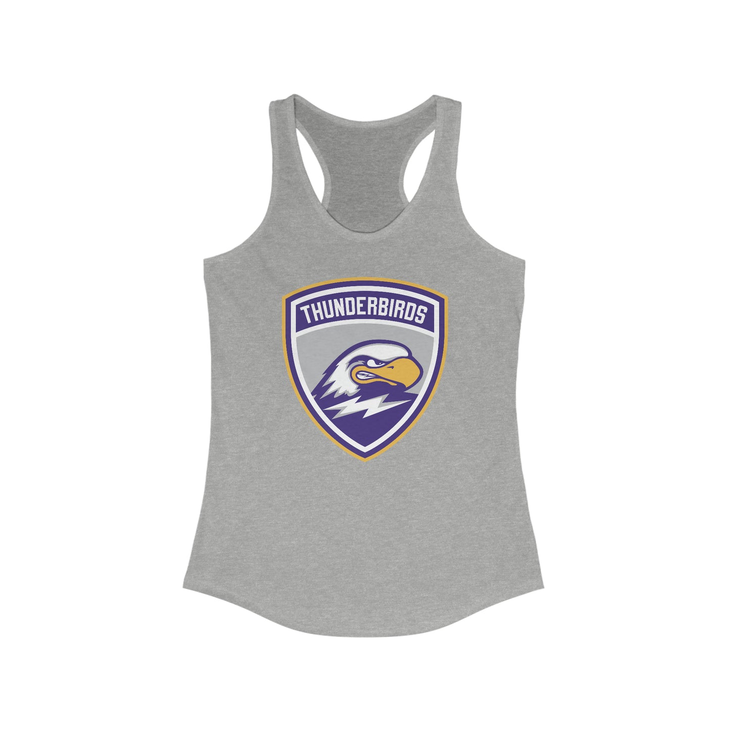Women's Thunderbirds Hockey Next Level Racerback Tank