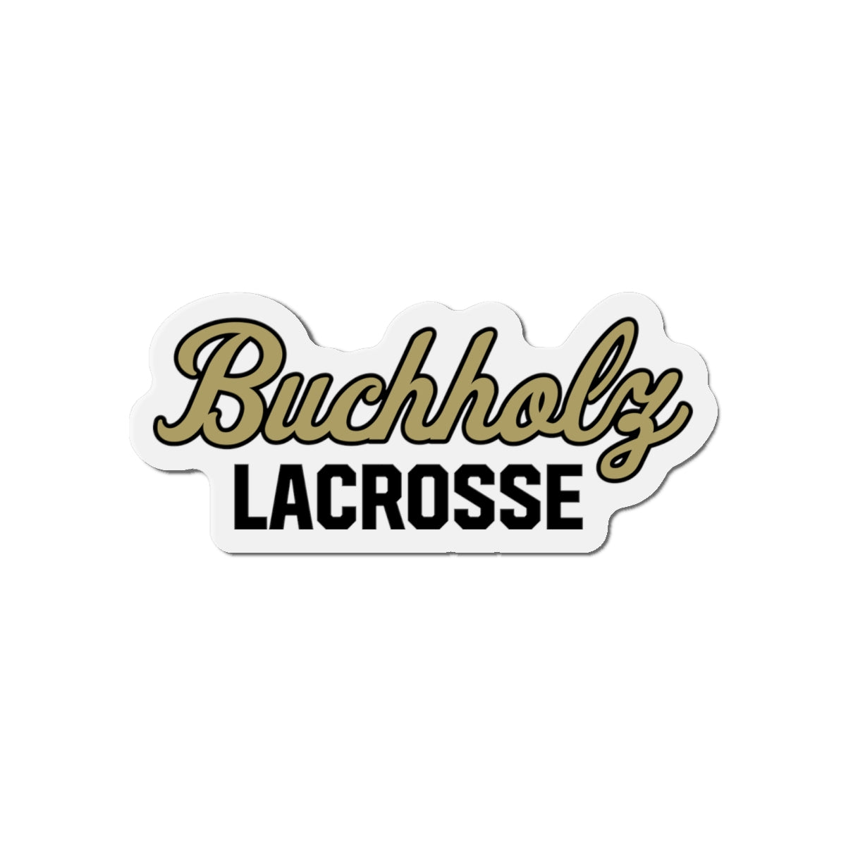 Buchholz Lacrosse Die-Cut Magnet
