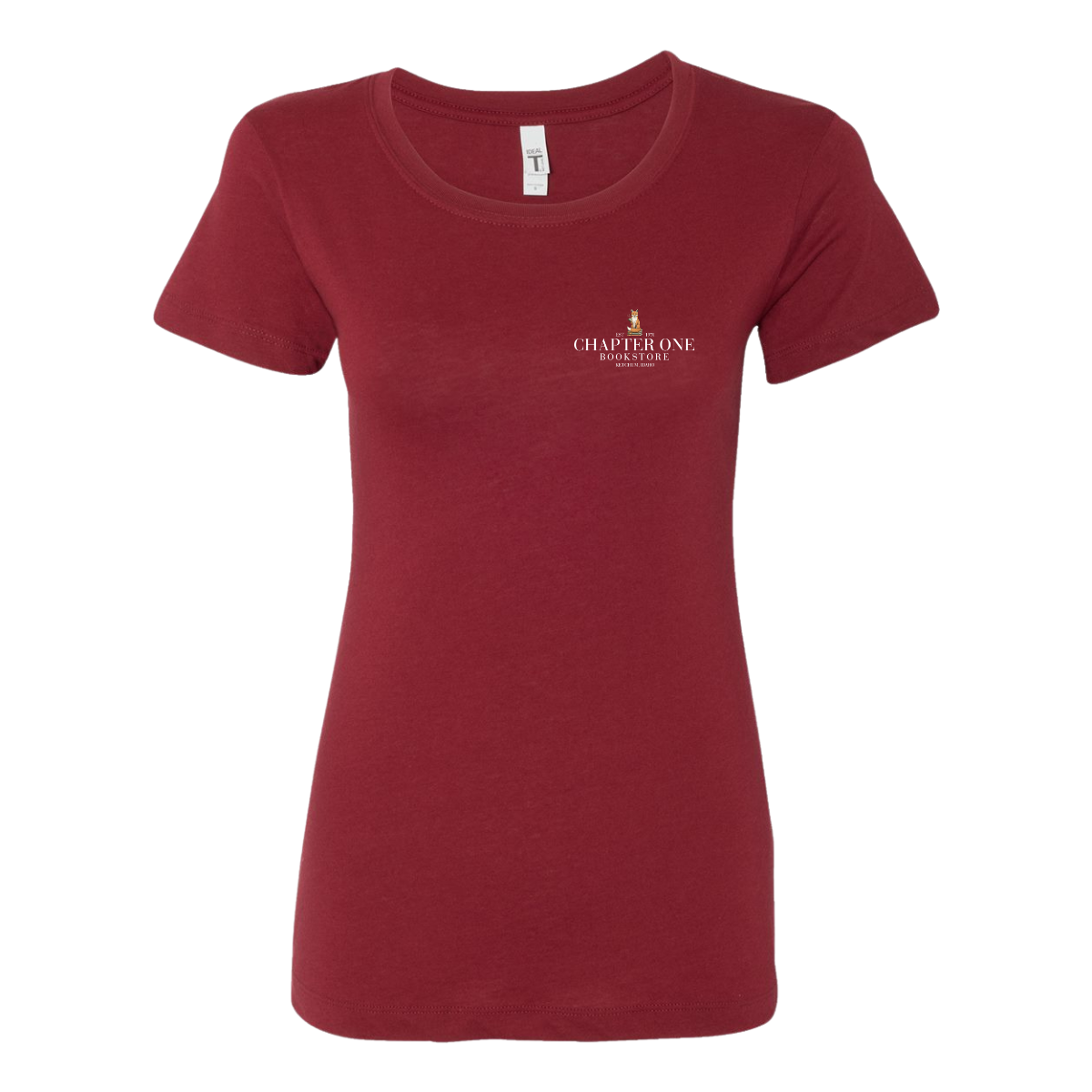 Women's Chapter One Bookstore Next Level Ideal T-Shirt