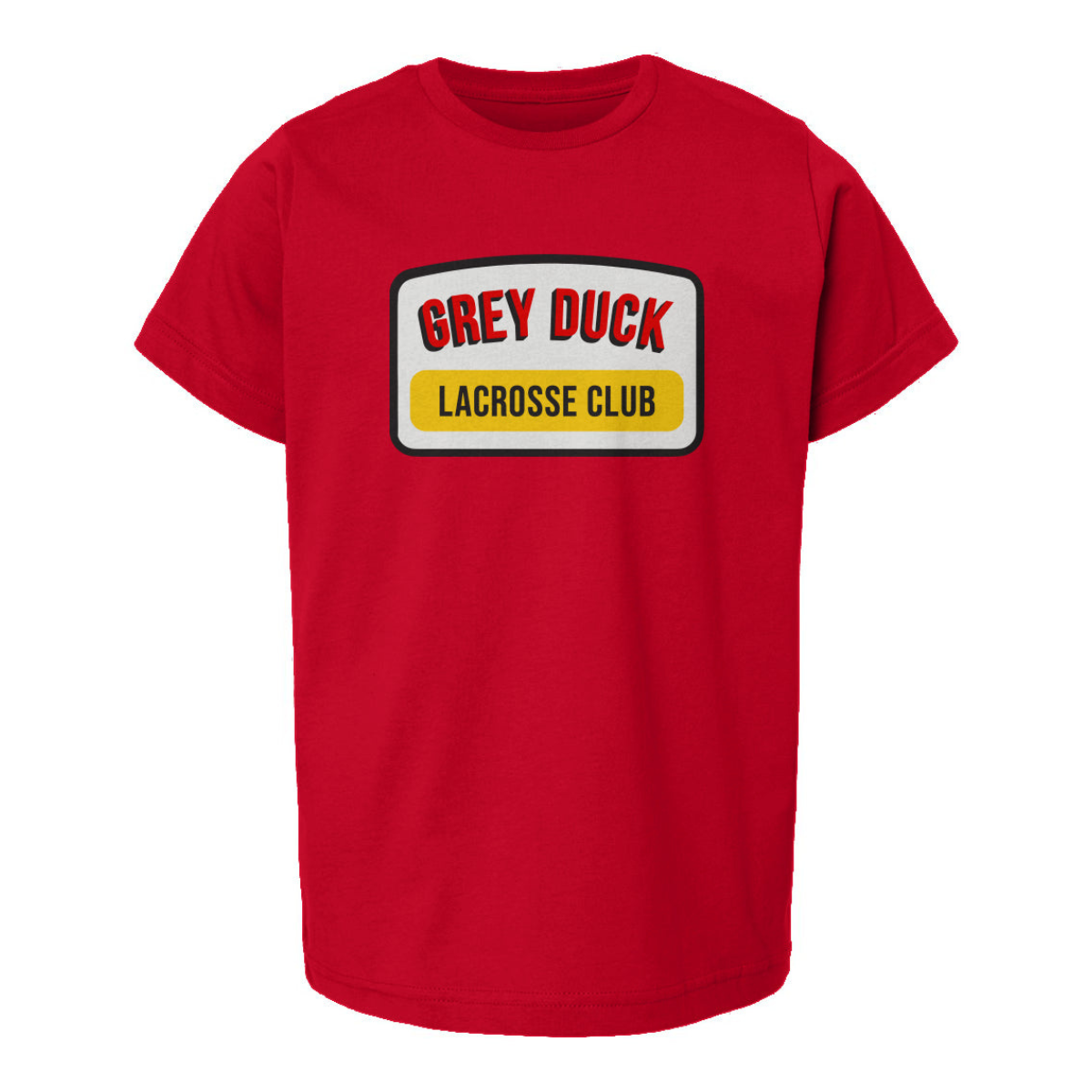 Youth Grey Duck Lacrosse LAT Cotton T-Shirt