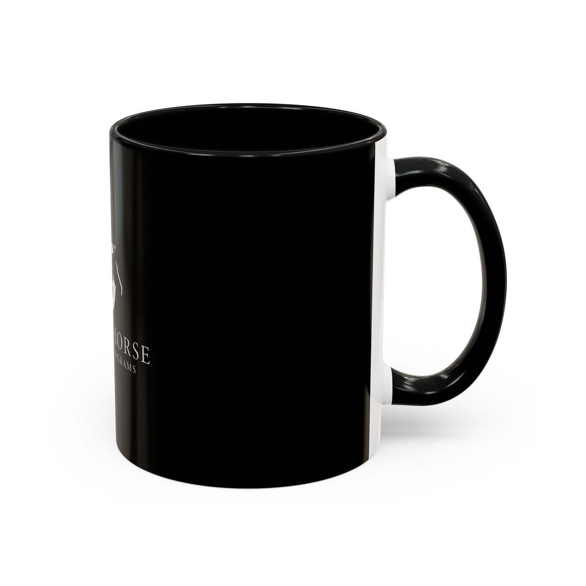 Helping Horse Ceramic Coffee Accent Mug (11oz)