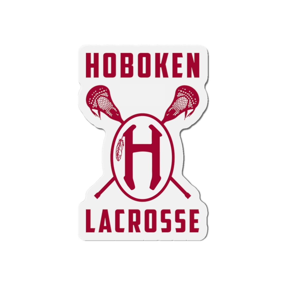Hoboken Lacrosse Magnet