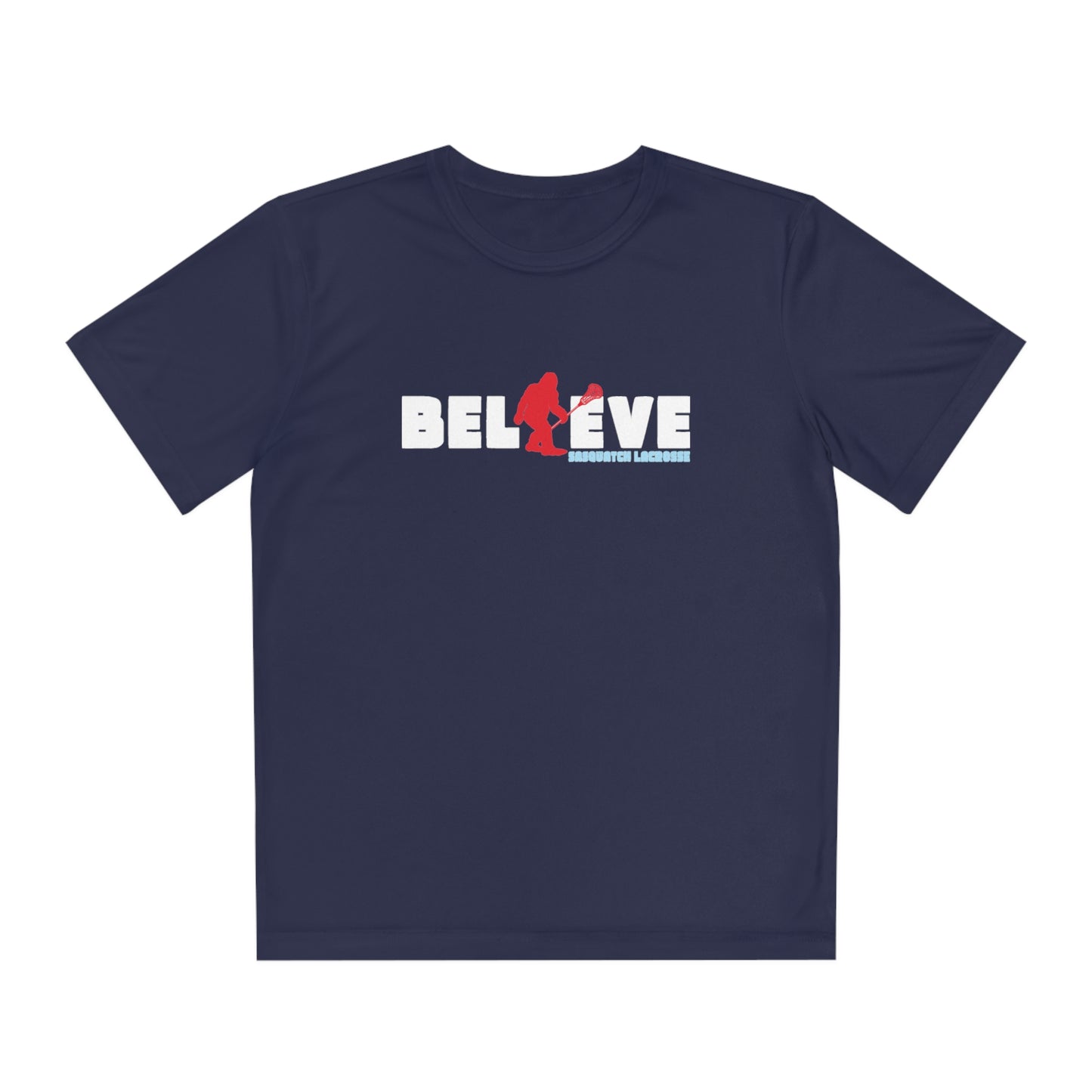 Youth Sasquatch Lacrosse Sport-Tek Performance T-Shirt
