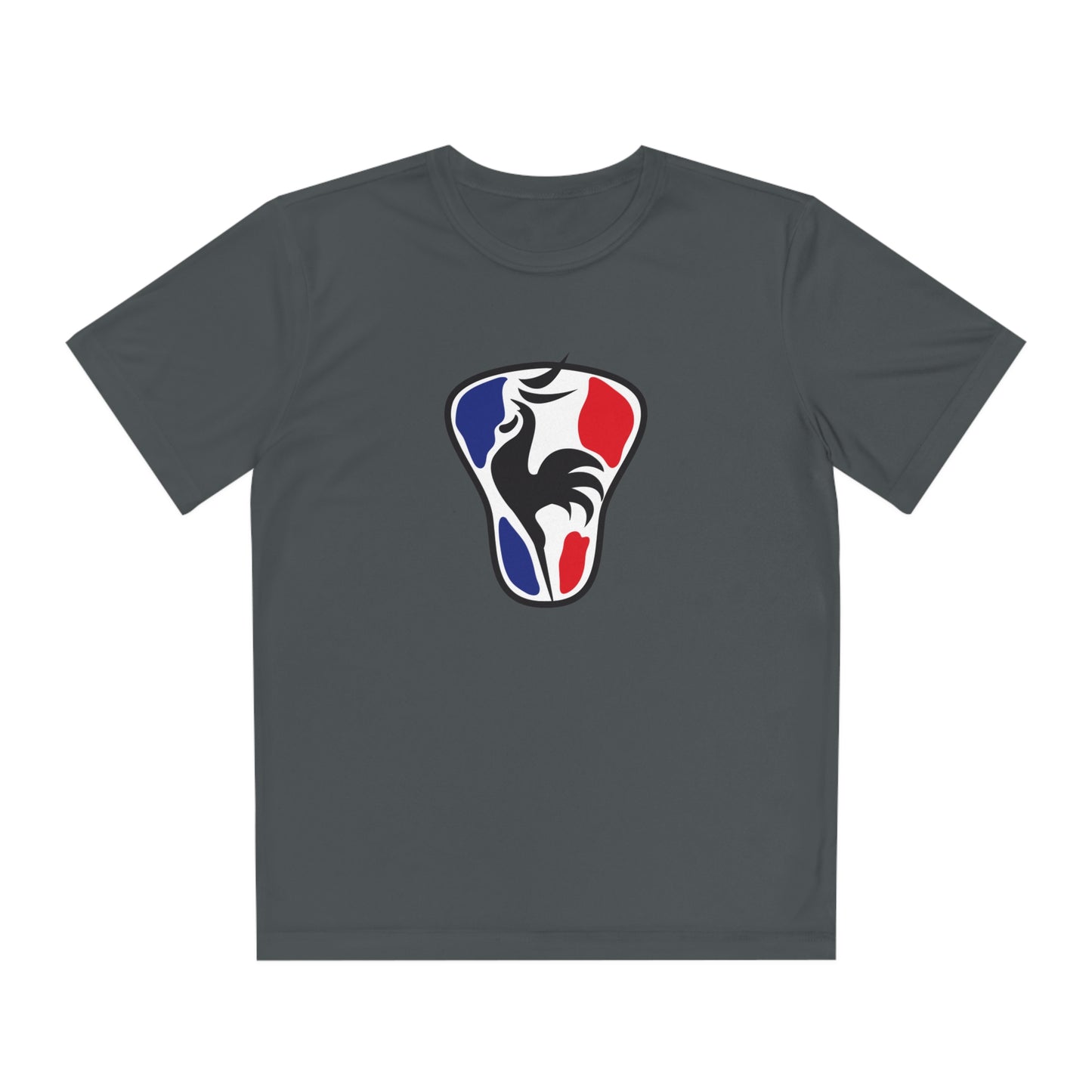 Youth France Lacrosse Sport-Tek Performance T-shirt