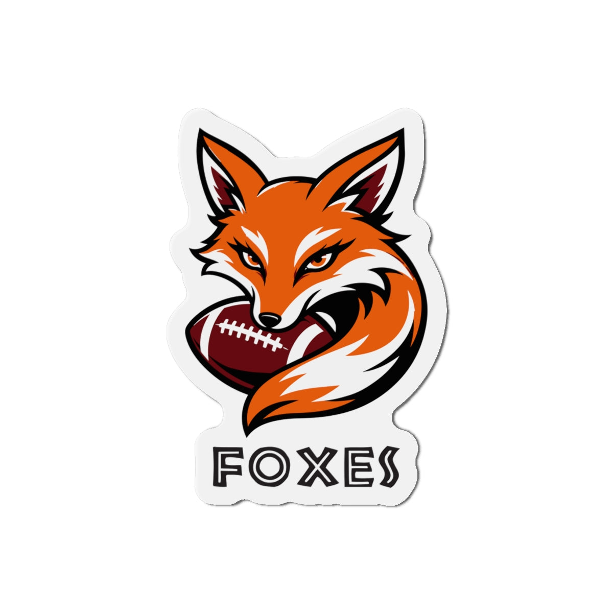 Foxes Die-Cut Magnet