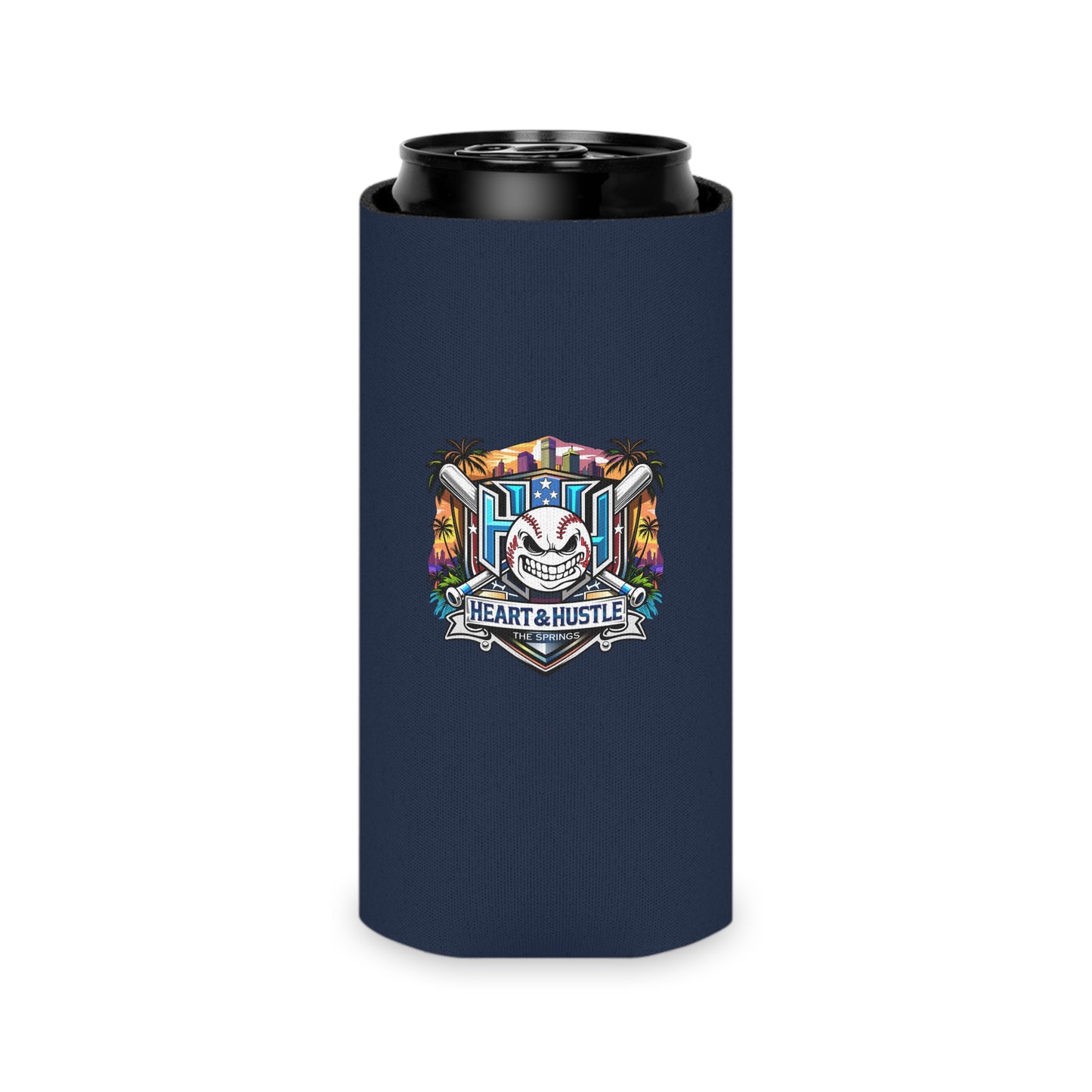 Heart and Hustle Baseball Can Cooler 3-pack