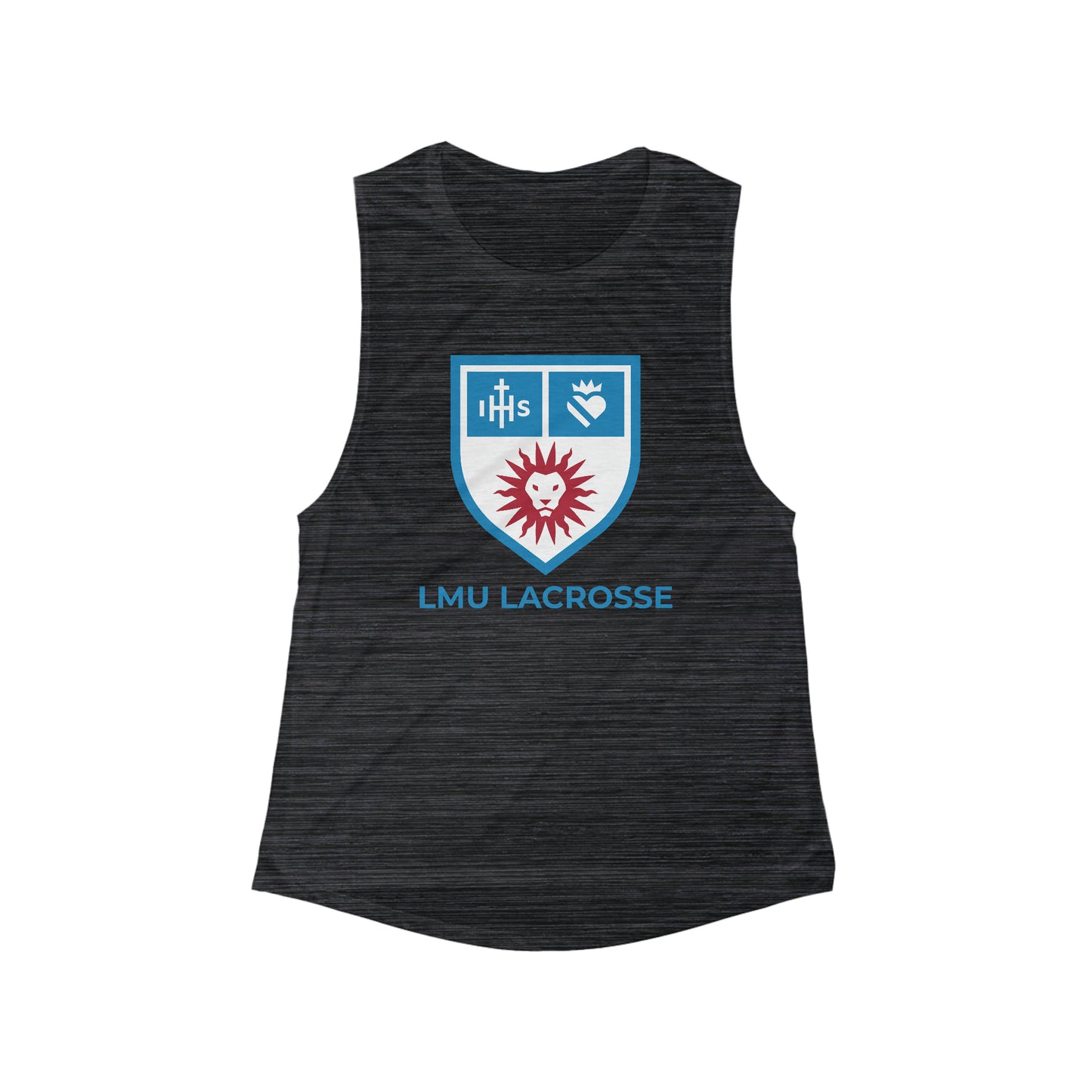 Women's LMU Lacrosse Bella + Canvas Flowy Scoop Sport Tank