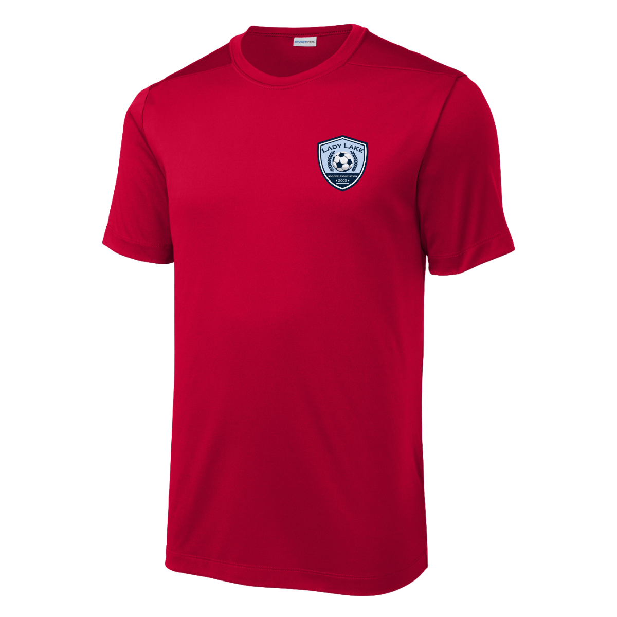 Adult Lady Lake Soccer Association Sport-Tek Posi-UV Pro Tee