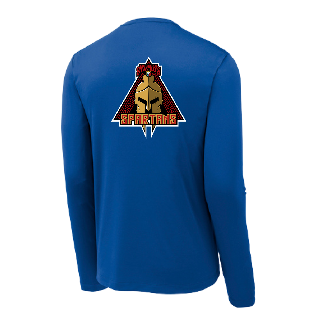 Adult Spartans Sport-Tek Posi UV Pro LS Tee