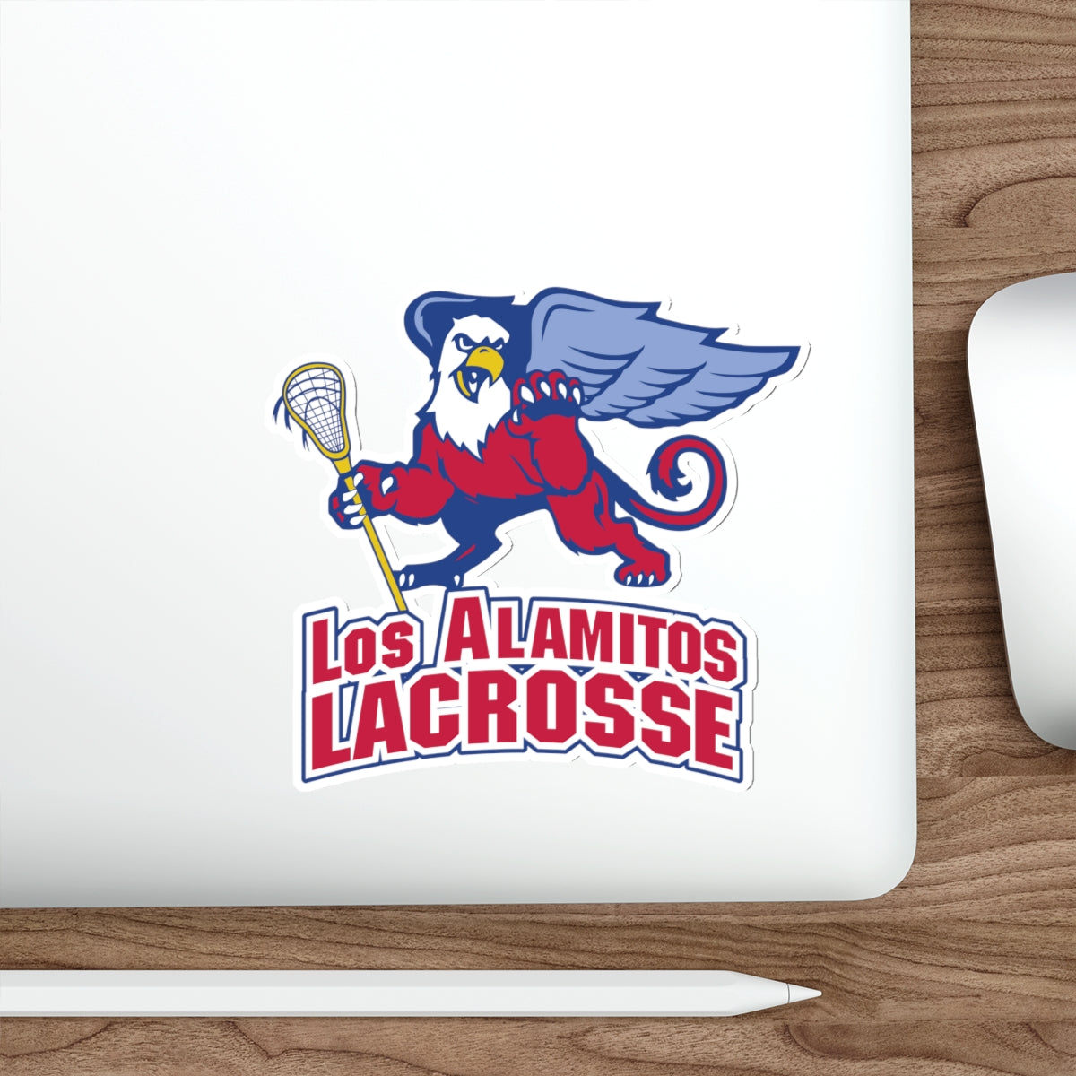 Los Al Lacrosse Die-Cut Stickers
