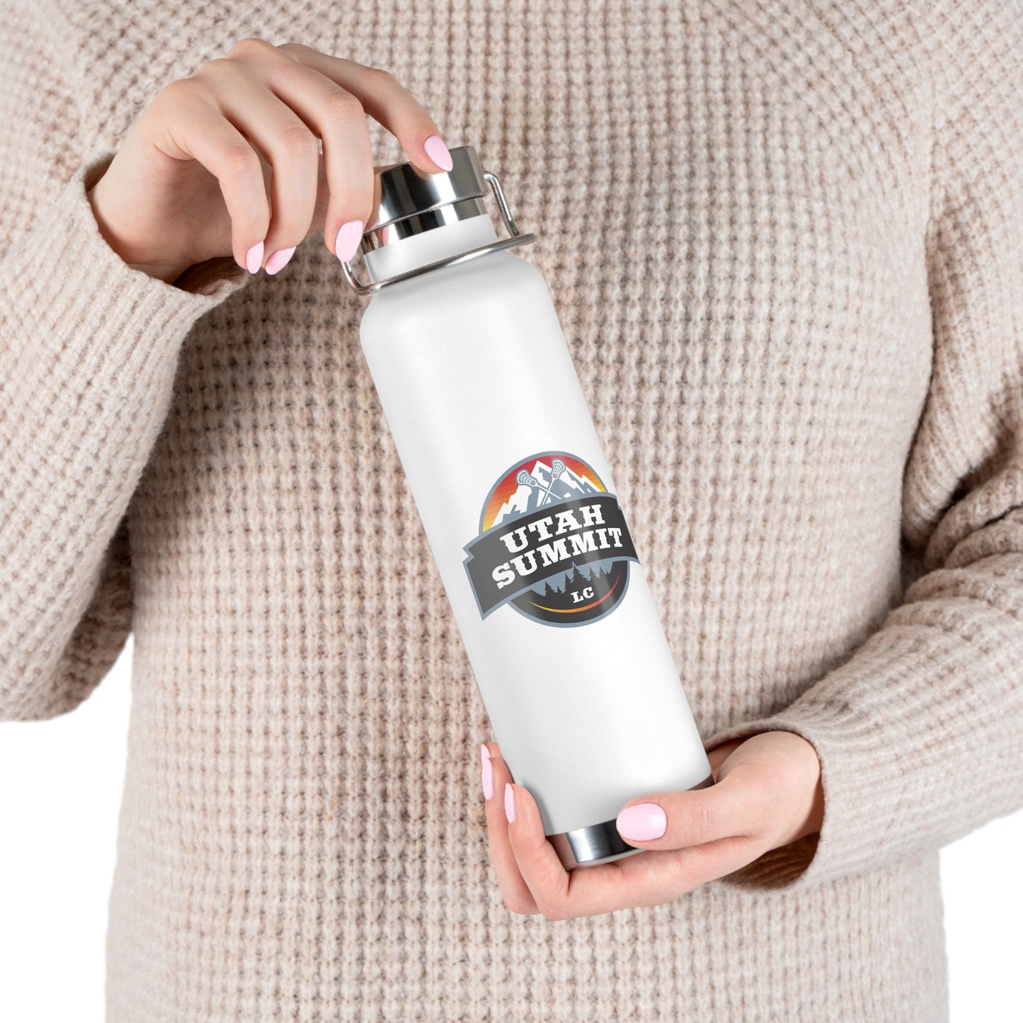 Utah Summit LC Copper Vacuum Insulated Bottle - 22oz