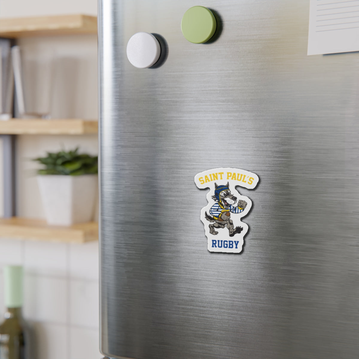 St. Paul's Rugby Die-Cut Magnet