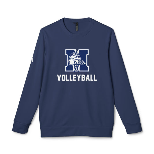 Adult Maclay Volleyball Adidas Fleece Crewneck