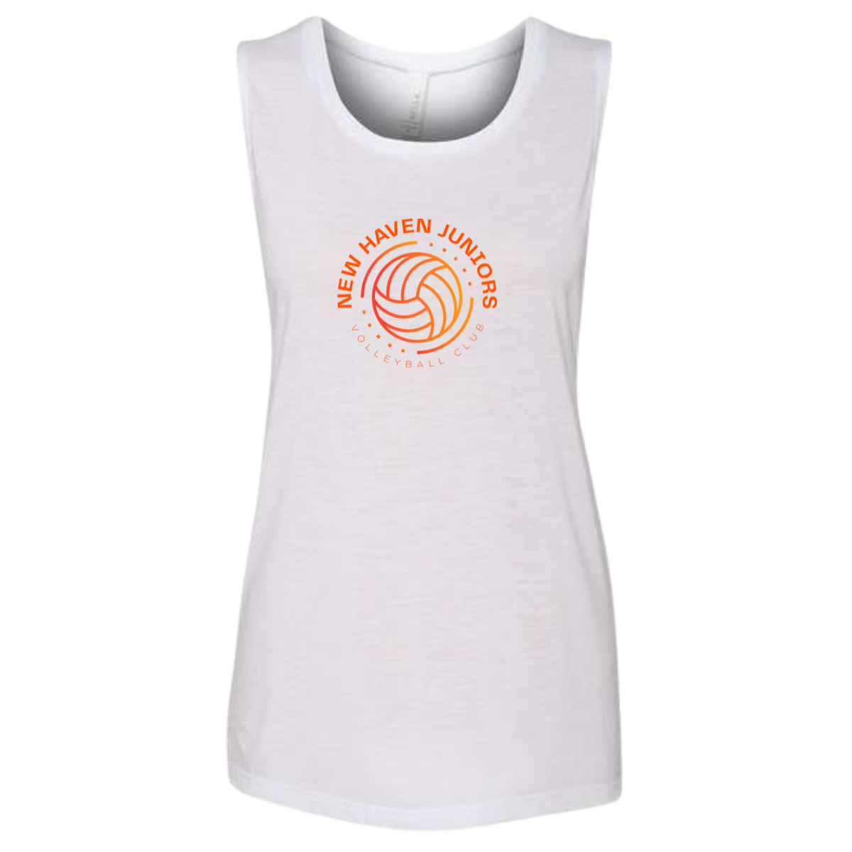 Women's New Haven Volleyball Bella + Canvas Flowy Scoop Muscle Tank
