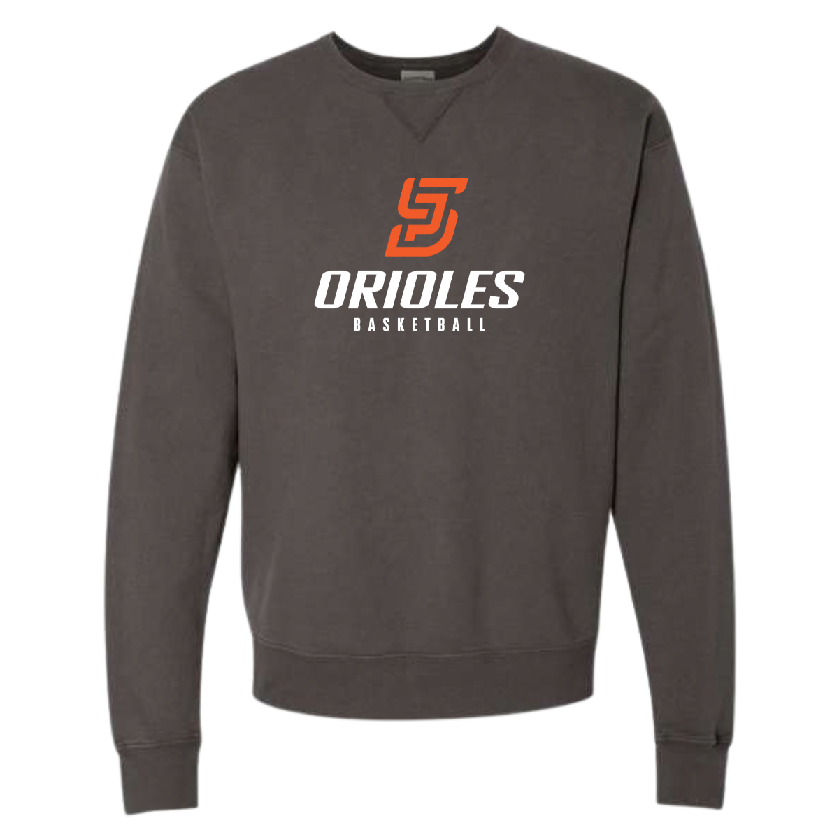 Adult St Louis Park Traveling Basketball Hanes ComfortWash Crewneck Sweatshirt