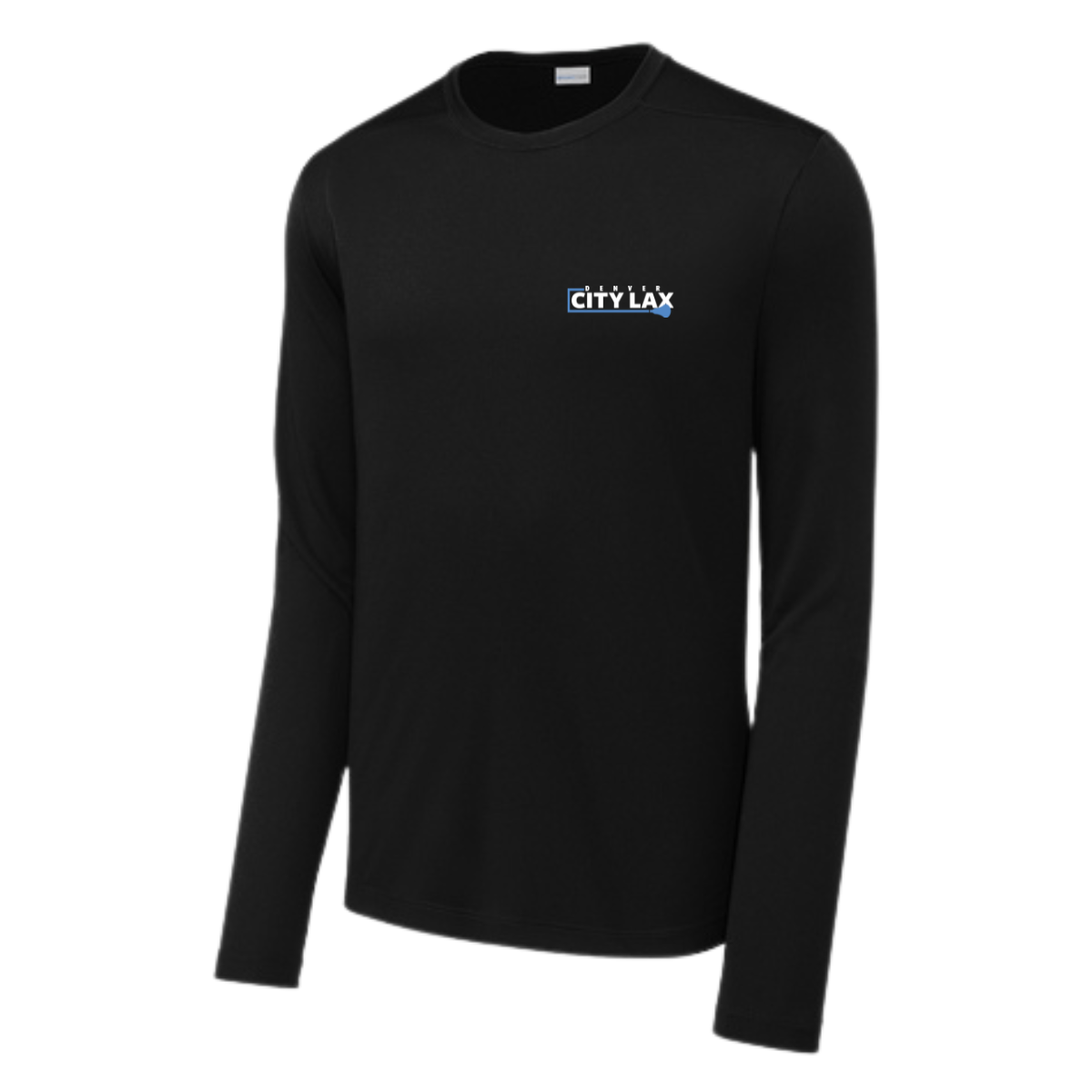 Adult Denver City Lax Sport-Tek Posi UV Pro LS Tee