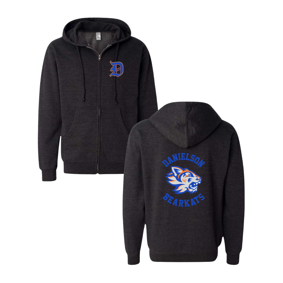 Adult Danielson-Middle-School ITC Fleece Zip Up Hoodie