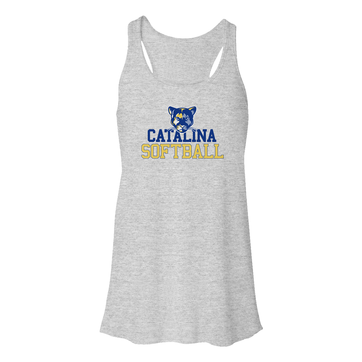 Women's Catalina Softball Flowy Racerback Tank