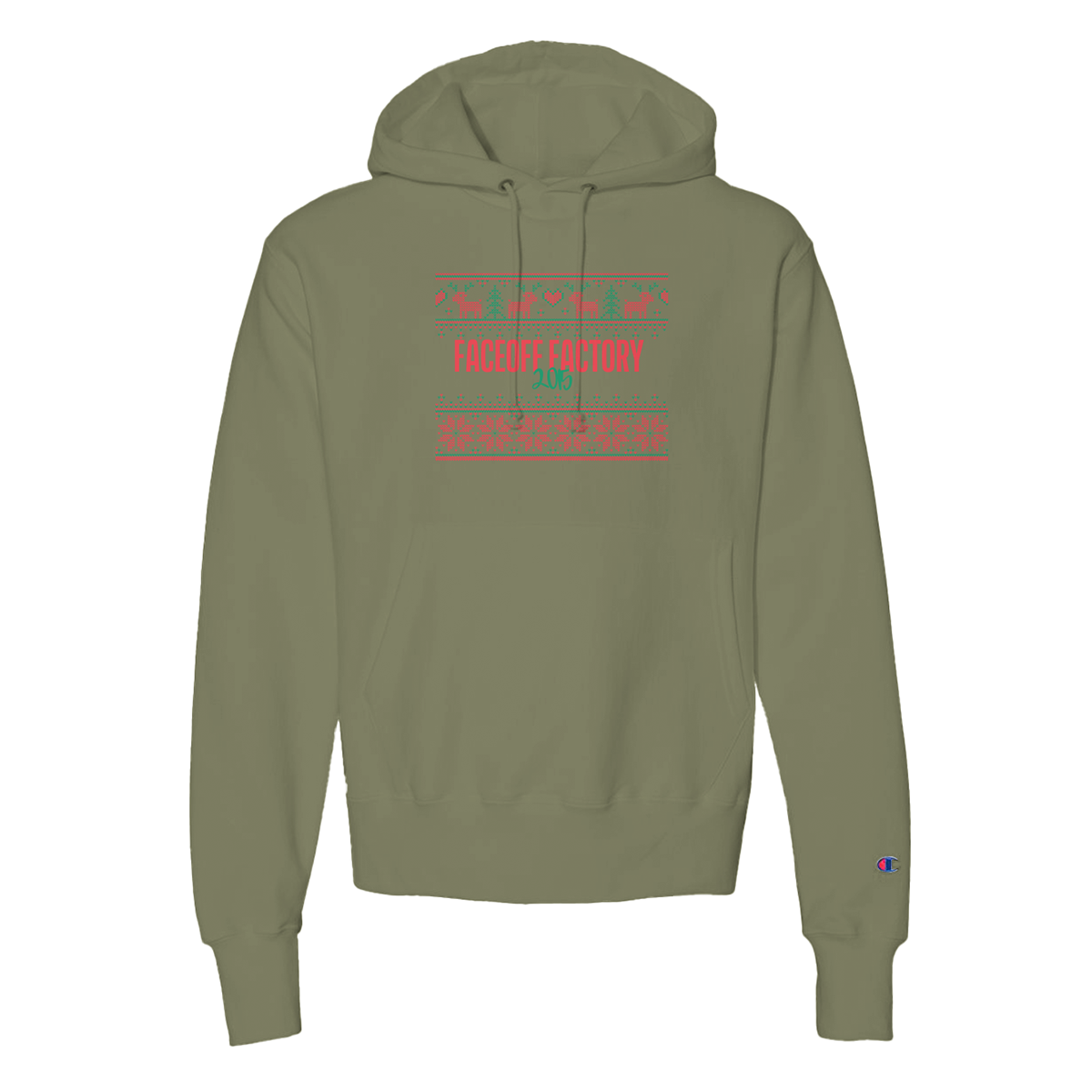 Adult Faceoff Factory Champion Reverse Weave Hoodie