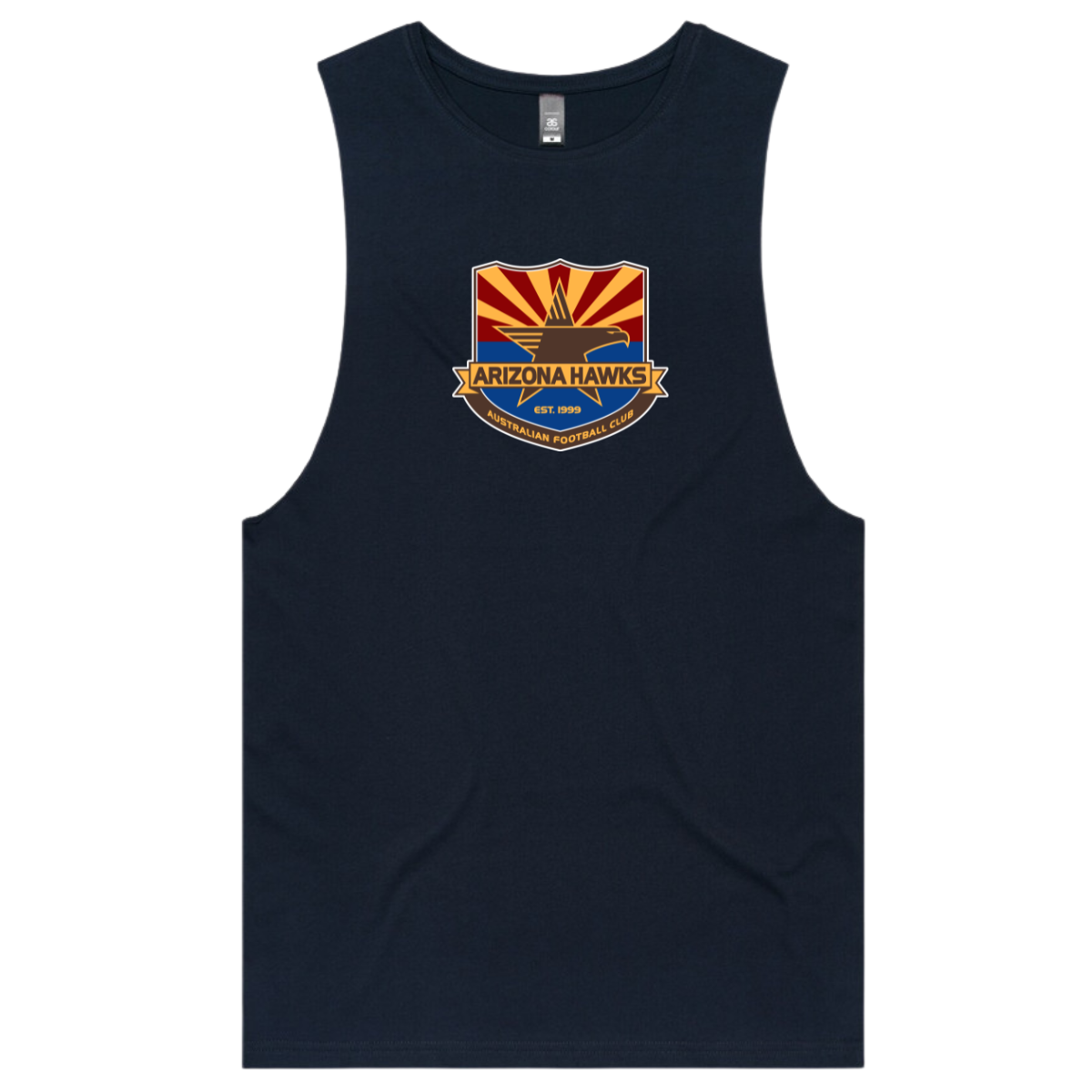 Adult Arizona Hawks Australian AS Colour Athlete Tank Top