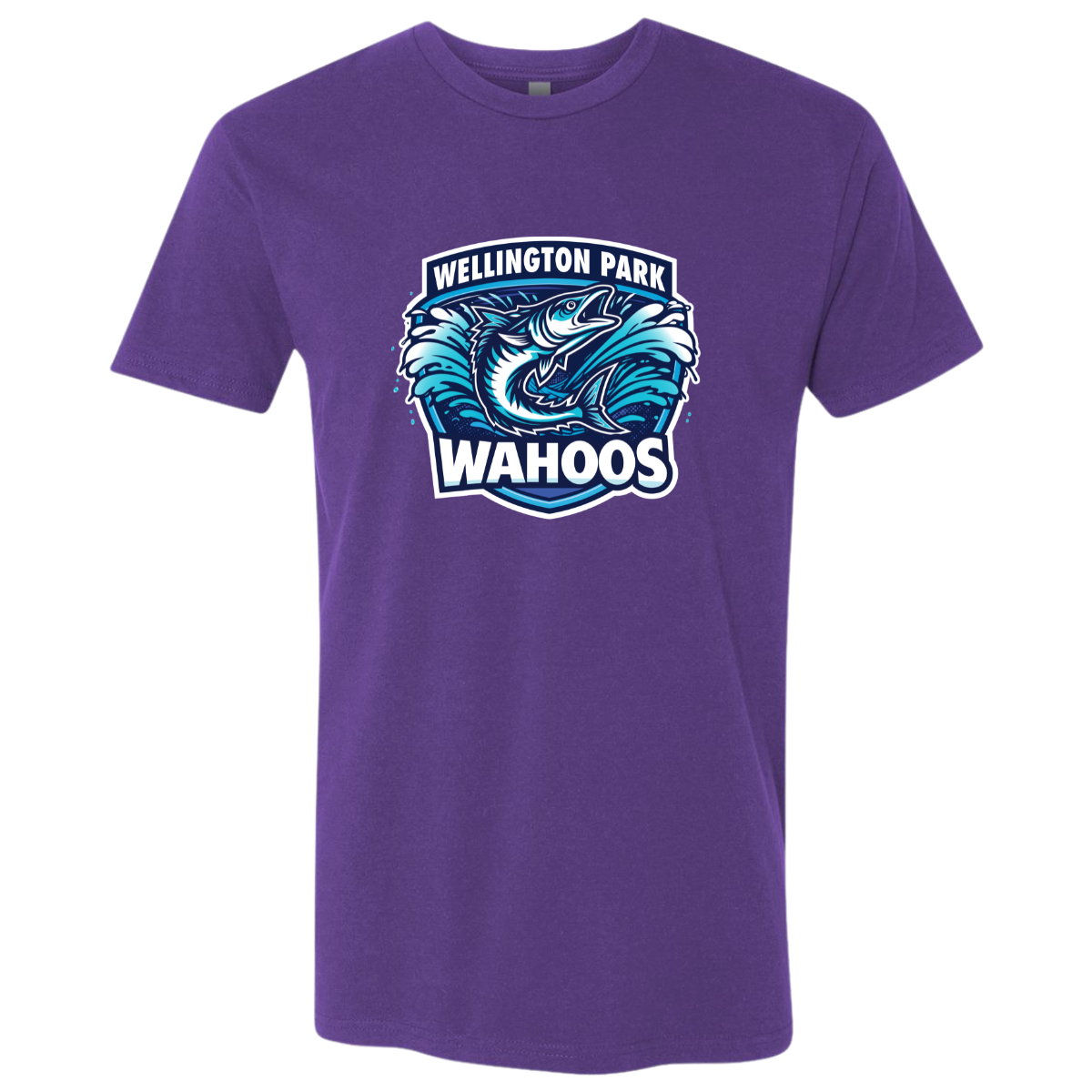 Adult Wellington Park Wahoos Next Level Cotton T-Shirt